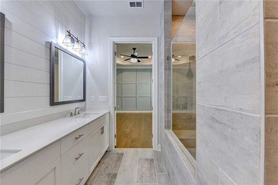 Furnished interior view inside a new home in , Buford (Image 13).