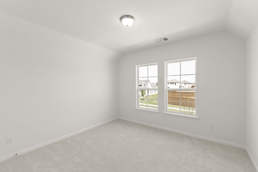 Spacious, unfurnished interior of a new home in The Reserve at Spiritas Ranch, Little Elm (Image 33). Spacious, unfurnished interior of a new home in The Reserve at Spiritas Ranch, Little Elm (Image 33).