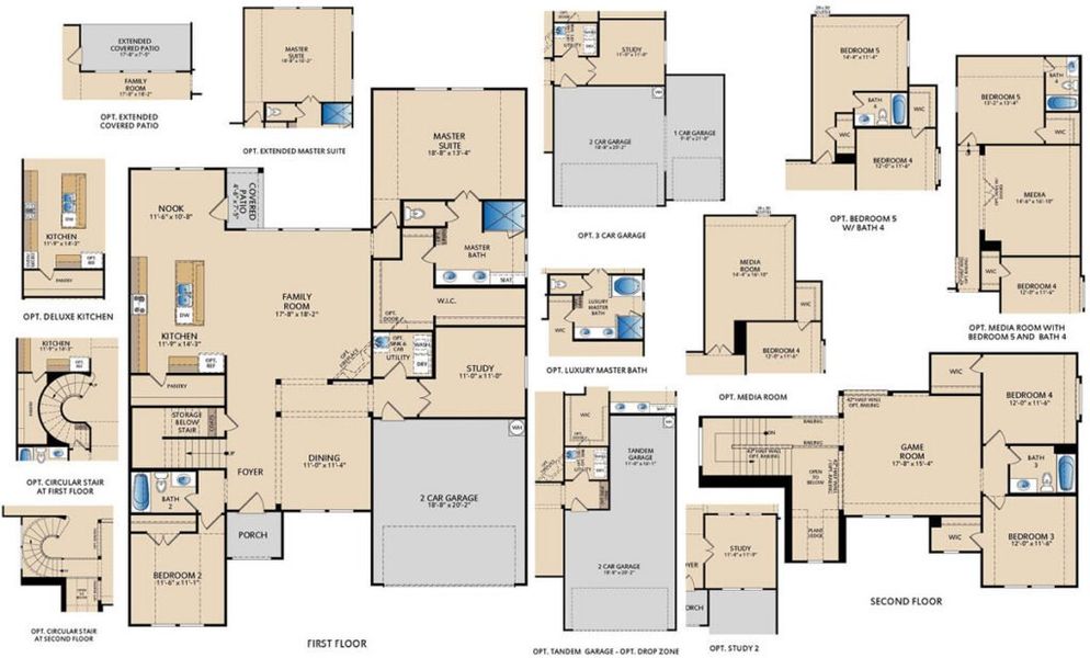 2D floor plan layout for the Arlington by Pacesetter Homes in Timberbrook, Justin, TX (Image 5). 2D floor plan layout for the Arlington by Pacesetter Homes in Timberbrook, Justin, TX (Image 5).