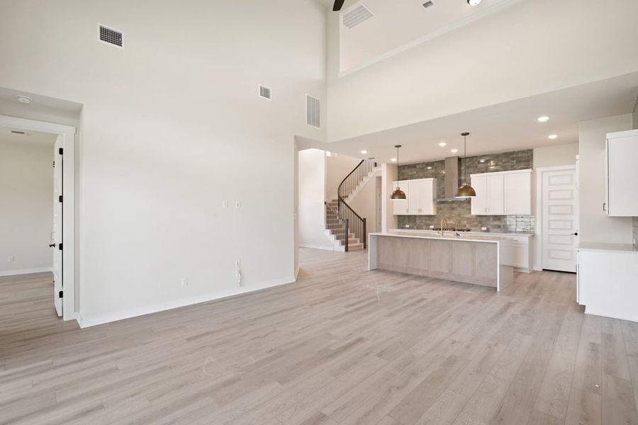 Spacious, unfurnished interior of a new home in Arbor Collection At Wolf Ranch, Georgetown (Image 31).
