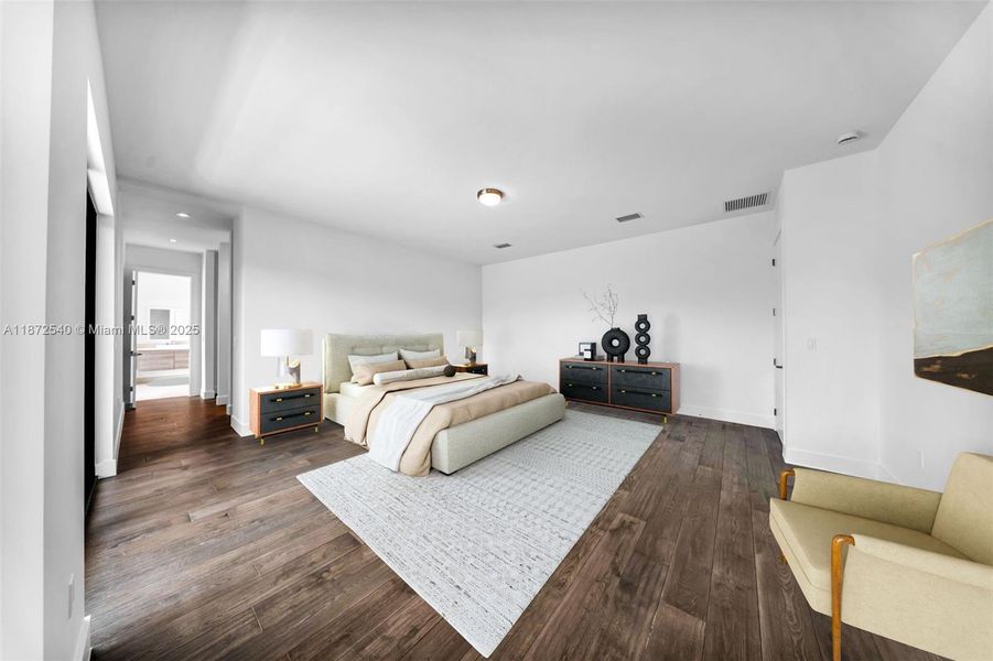 Furnished interior view inside a new home in , Weston (Image 7).