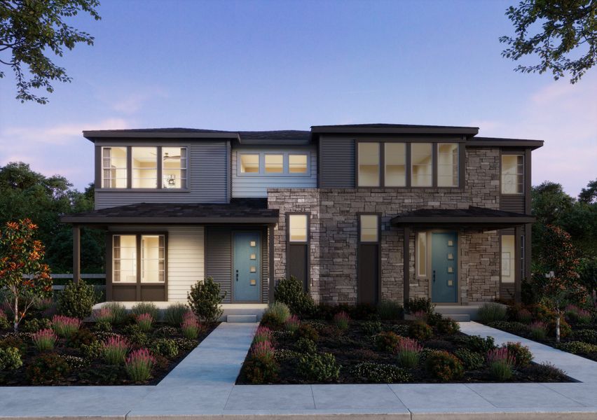 Representative exterior photo of a completed home built from the 2 by Trumark Homes in Trumark Homes at Sterling Ranch, Littleton, CO (Image 9).