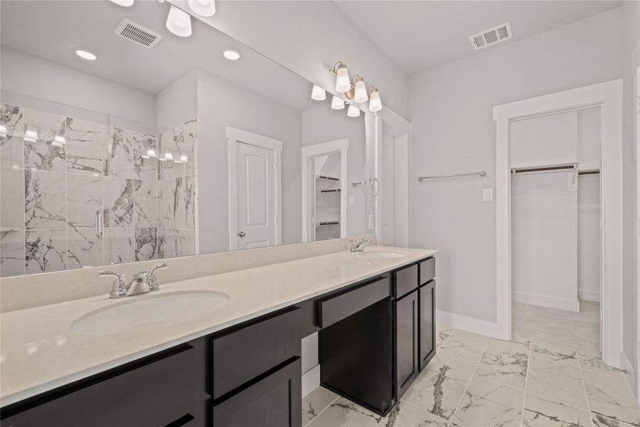 Furnished interior view inside a new home in Sorella, Tomball (Image 7).