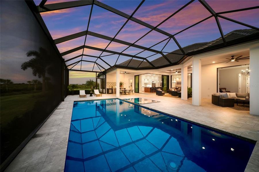 Exterior details and patio area of a home in , Parrish (Image 26).