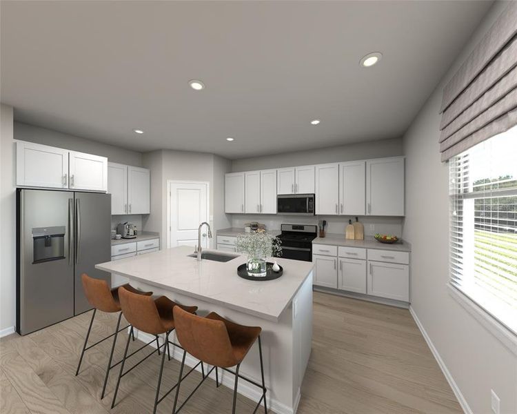 Furnished interior view inside a new home in Manor Oaks, Groveland (Image 4).