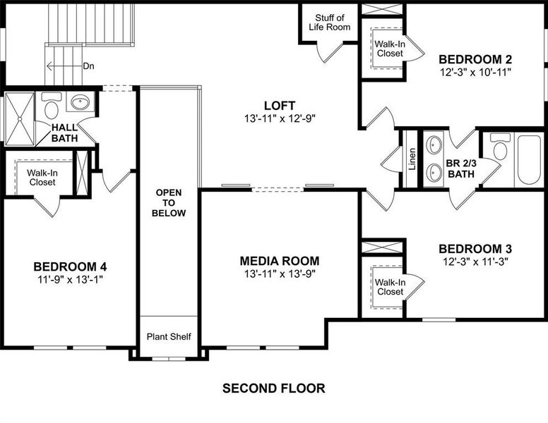 2D floor plan layout of this home in Wellington, Haslet, TX (Image 5).
