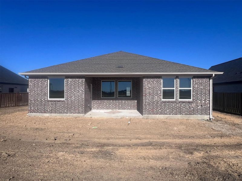 Actual progress of your home.