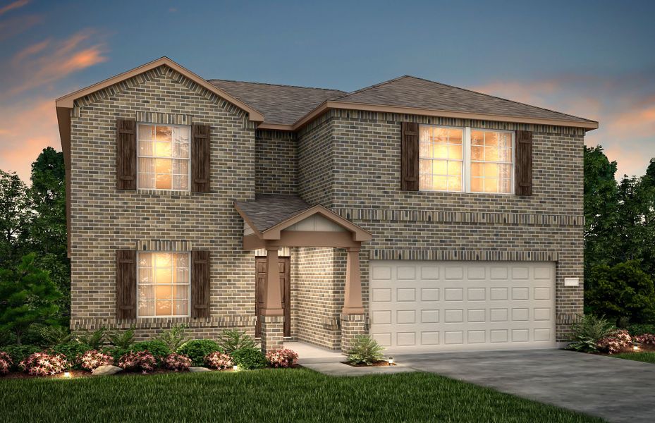 The Stockdale, a two-story home with 2-car garage,