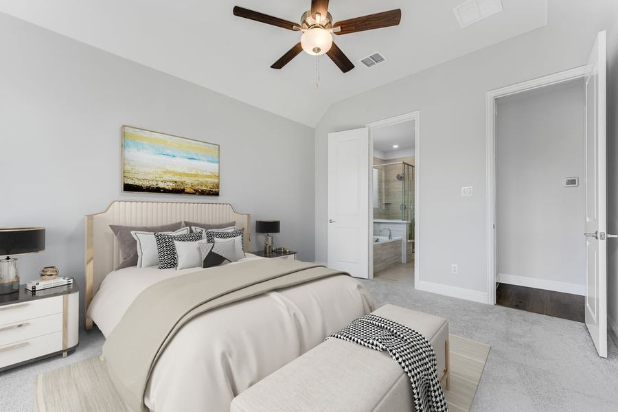 Furnished interior view inside a new home in The Ranch at Uptown Celina, Celina (Image 10). Furnished interior view inside a new home in The Ranch at Uptown Celina, Celina (Image 10).