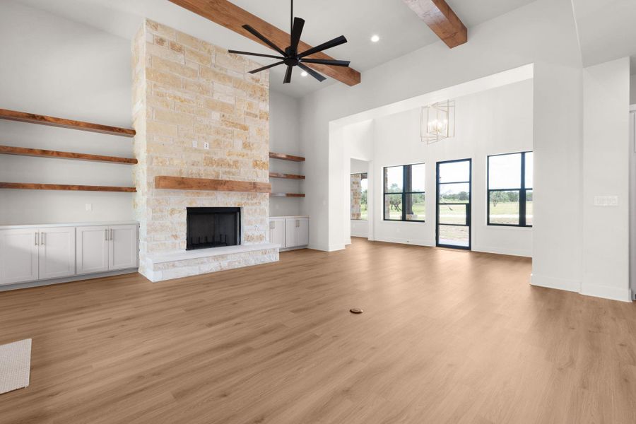 Spacious, unfurnished interior of a new home in , Burnet (Image 37). Spacious, unfurnished interior of a new home in , Burnet (Image 37).