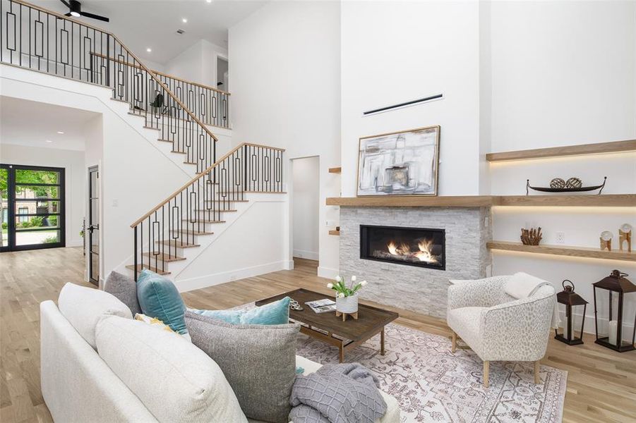 Furnished interior view inside a new home in , Dallas (Image 34).