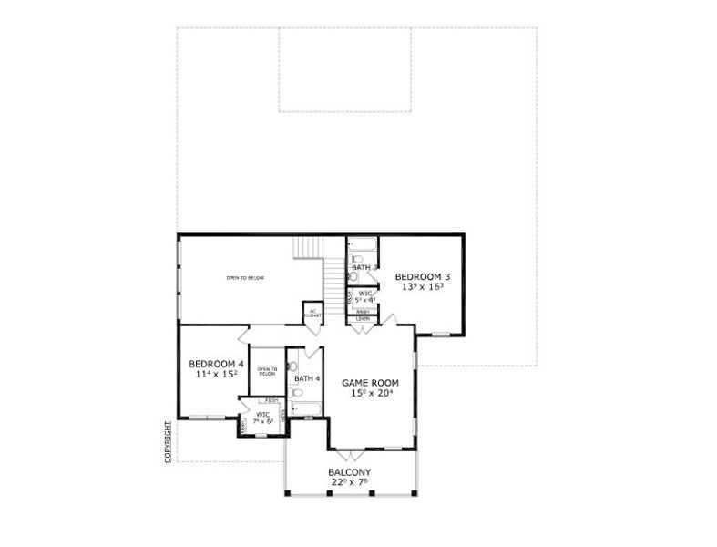 2D floor plan layout for the Breckenridge - Pinnacle Series | 80' Wide Lots by ICI Homes in Courtney Grove, St. Augustine, FL (Image 3). 2D floor plan layout for the Breckenridge - Pinnacle Series | 80' Wide Lots by ICI Homes in Courtney Grove, St. Augustine, FL (Image 3).