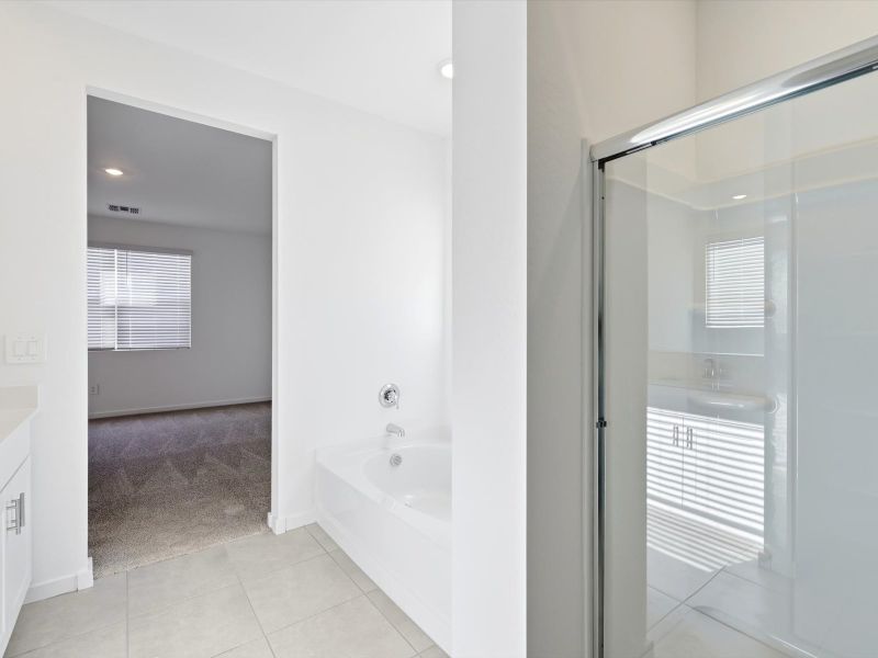 Furnished interior view inside a new home in Mountain View Estates Signature Series, Buckeye (Image 4).