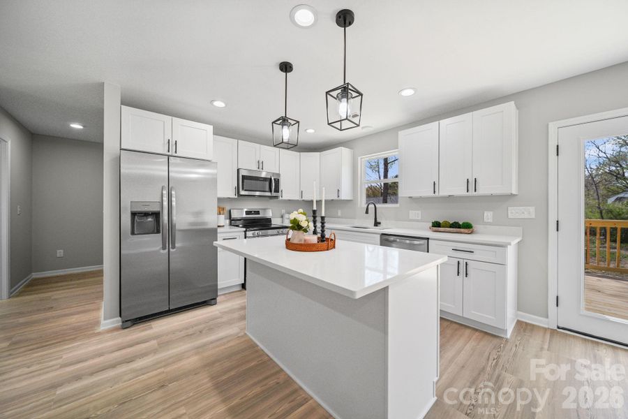 Furnished interior view inside a new home in , Albemarle (Image 11).