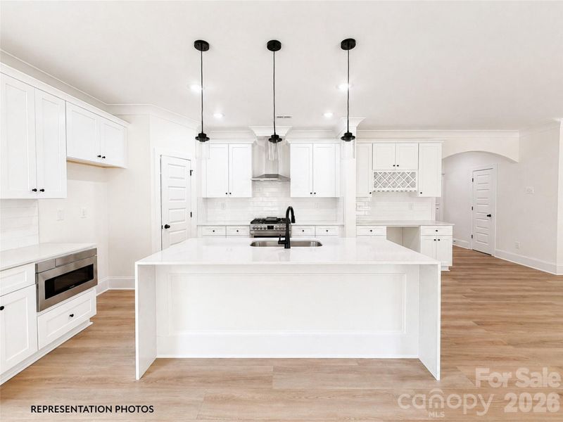 Furnished interior view inside a new home in , Charlotte (Image 6).