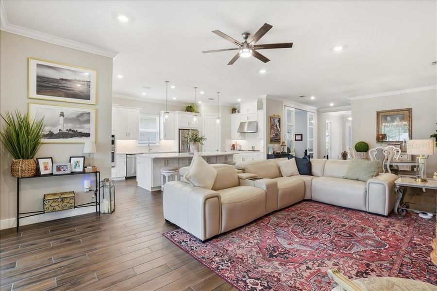 Furnished interior view inside a new home in Esplanade at Artisan Lakes, Palmetto (Image 28).