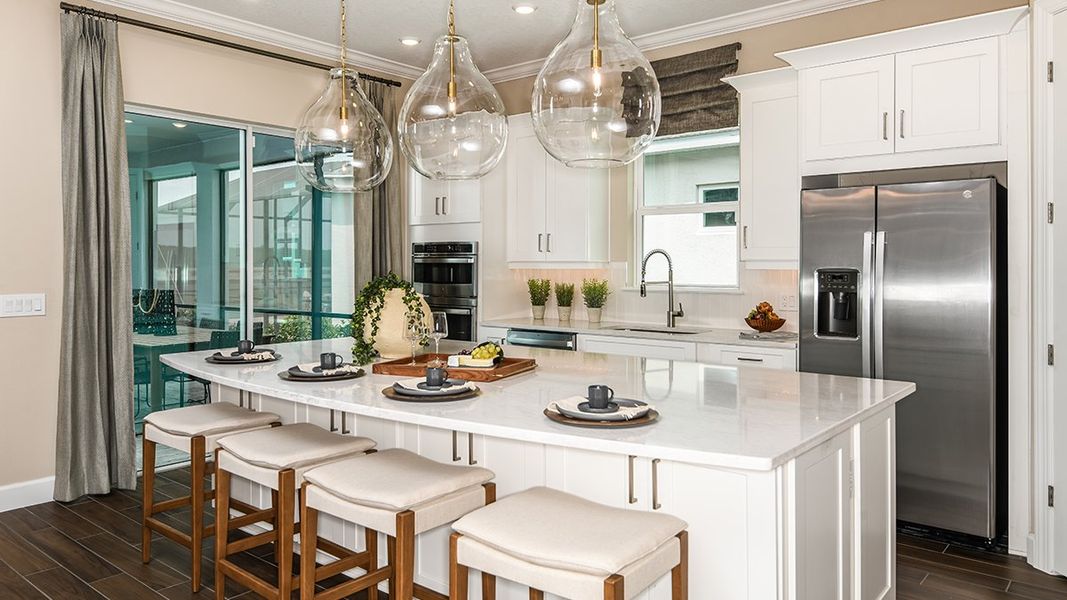 Representative furnished interior of a home built from the Lazio by Taylor Morrison in Esplanade at Westview, Kissimmee (Image 7).
