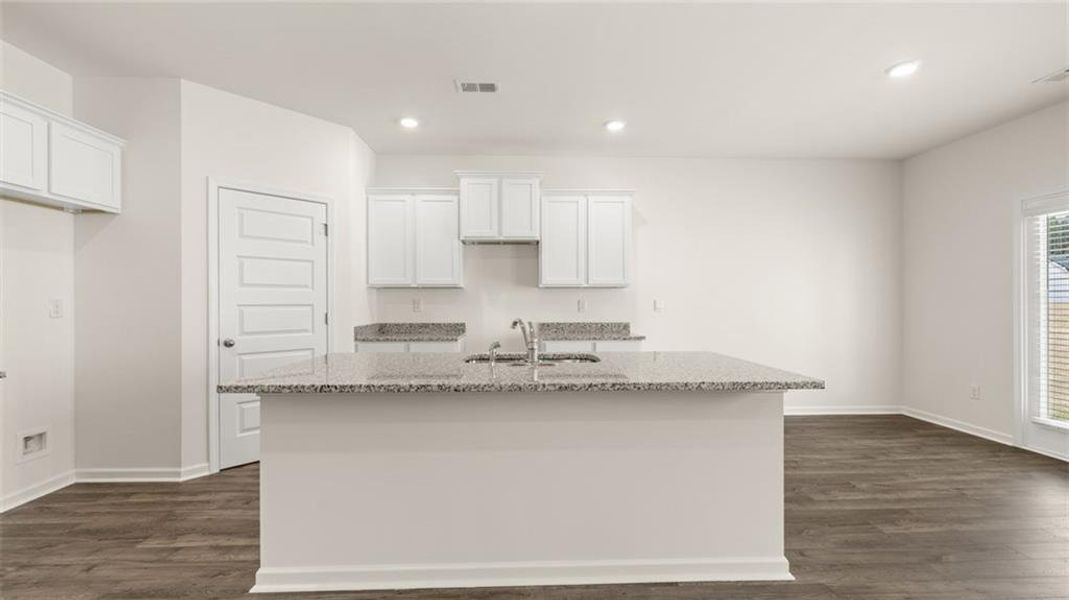 Furnished interior view inside a new home in Champion's Run, Lithonia (Image 2).