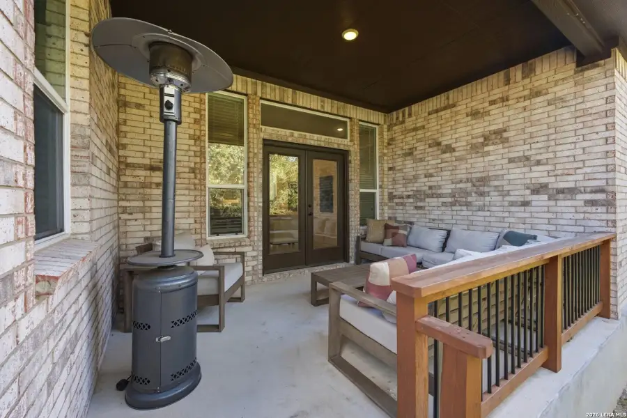 Exterior details and patio area of a home in Front Gate at Fair Oaks Ranch 70, Fair Oaks Ranch (Image 27). Exterior details and patio area of a home in Front Gate at Fair Oaks Ranch 70, Fair Oaks Ranch (Image 27).