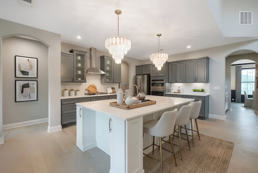 Furnished interior view inside a new home in Woodberry, Canton (Image 30).