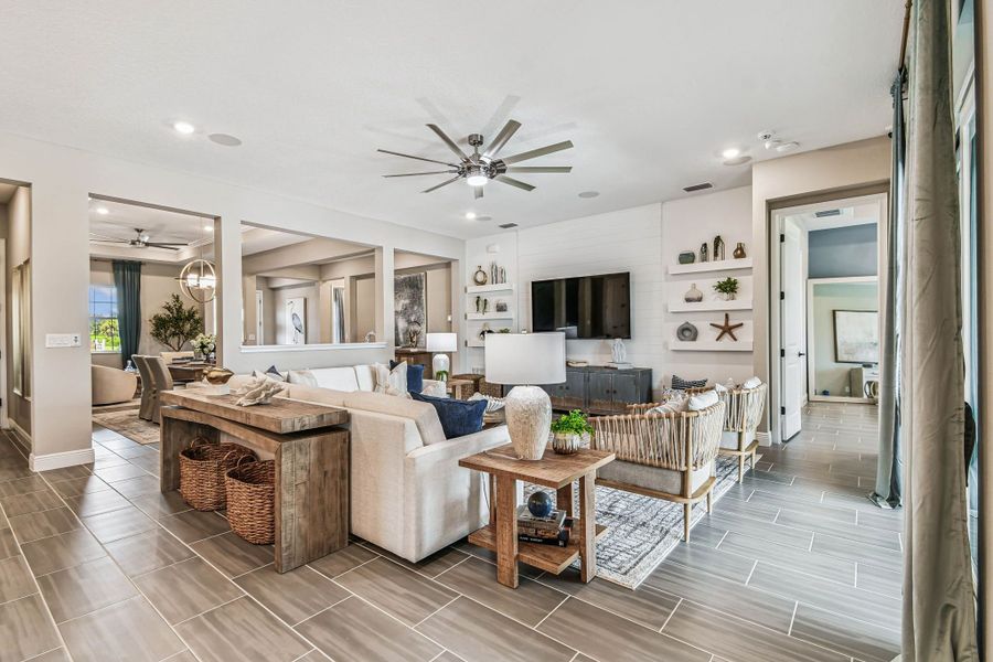 Furnished interior view inside a new home in River Preserve Estates, Parrish (Image 73).