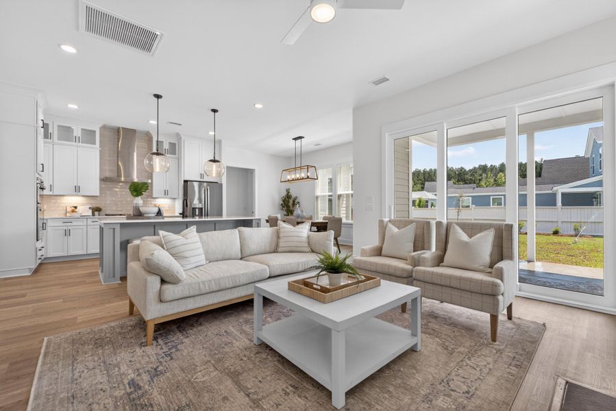 Furnished interior view inside a new home in , Summerville (Image 38).