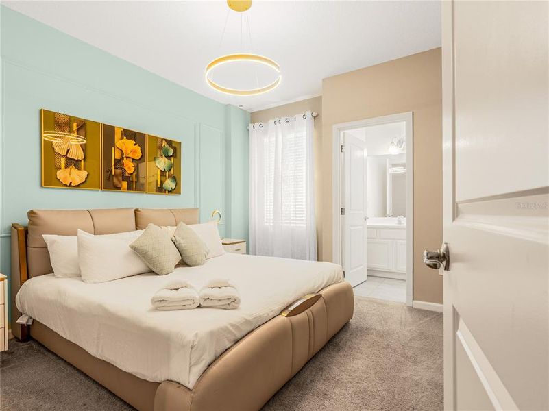 Furnished interior view inside a new home in , Kissimmee (Image 11).