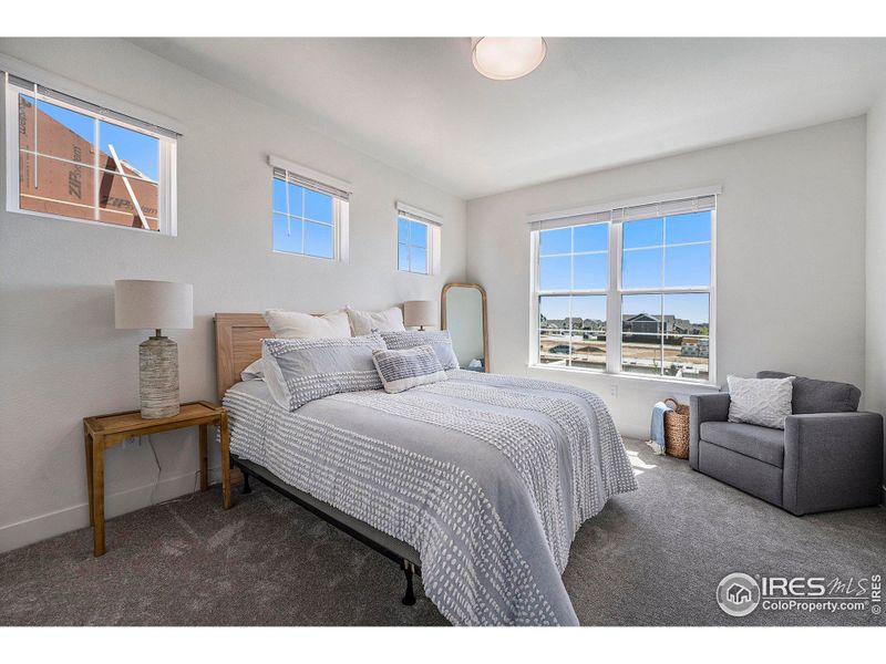 Furnished interior view inside a new home in , Loveland (Image 5). Furnished interior view inside a new home in , Loveland (Image 5).