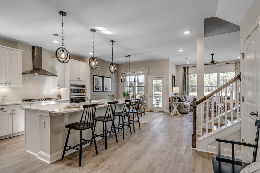 Furnished interior view inside a new home in The Oaks, Goose Creek (Image 9).