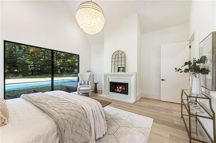 Furnished interior view inside a new home in , Alpharetta (Image 16).