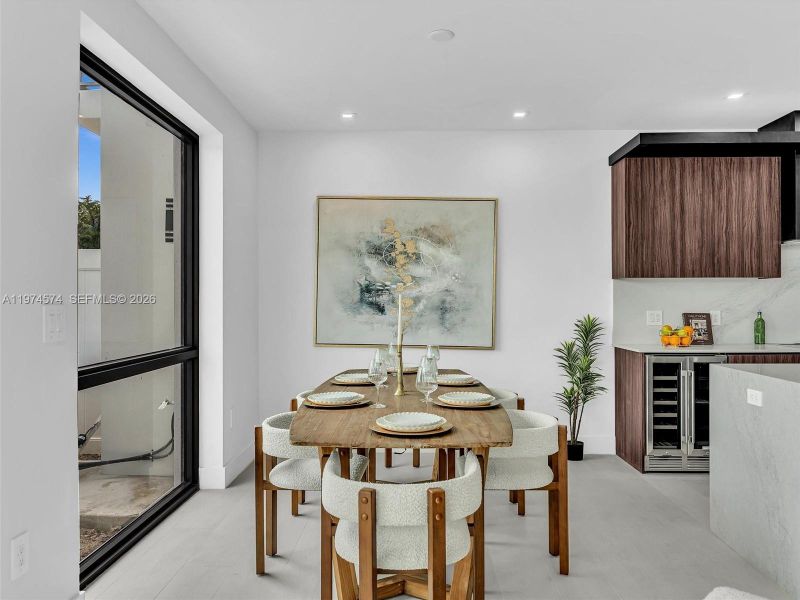 Furnished interior view inside a new home in , Dania Beach (Image 9).