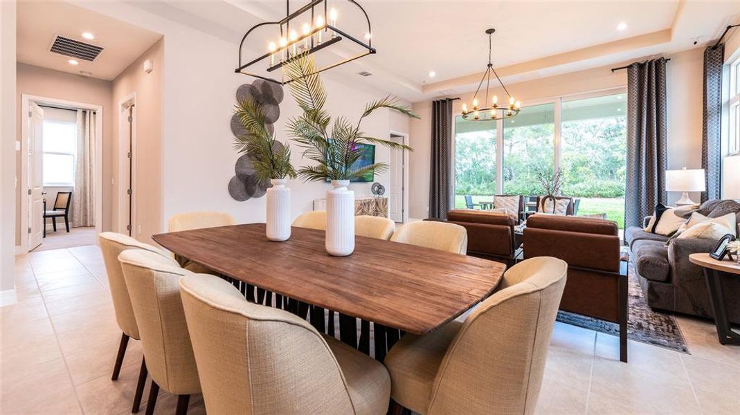 Furnished interior view inside a new home in , Deland (Image 6).