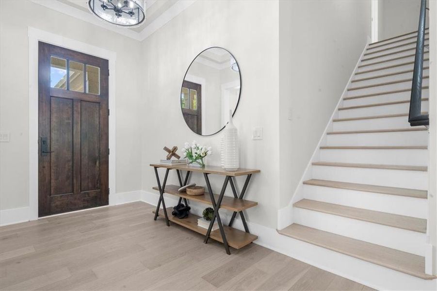 Furnished interior view inside a new home in , Gainesville (Image 30).