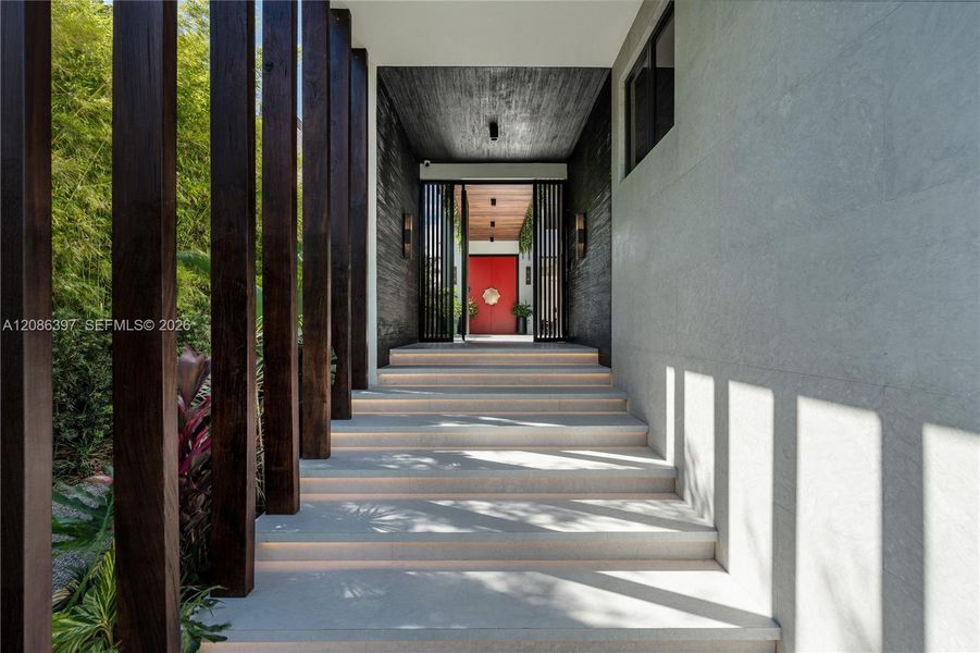Exterior details and patio area of a home in , Miami Beach (Image 22).