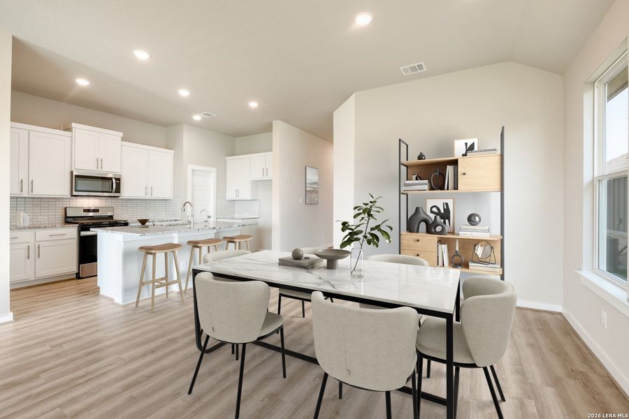 Furnished interior view inside a new home in The Crossvine, Schertz (Image 7).