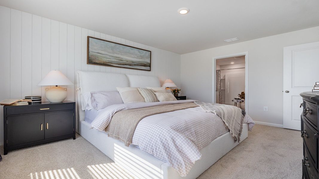 Furnished interior view inside a new home in The Meadows at Wildwood Village, Shallotte (Image 14).