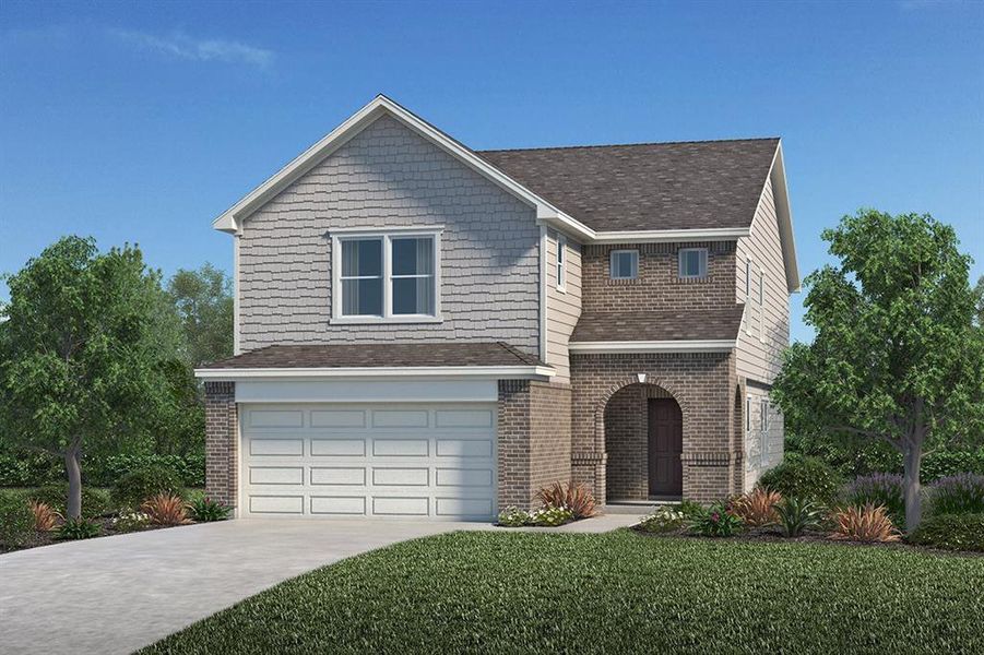 Welcome home to 22238 Hawberry Blossom Lane located in Oakwood Trails zoned to Tomball ISD.