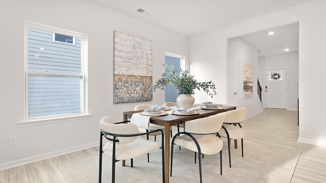 Furnished interior view inside a new home in Cline Village, Conover (Image 6).