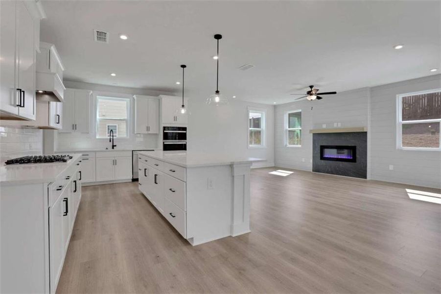 Furnished interior view inside a new home in The Paddocks at Doc Hughes, Buford (Image 8). Furnished interior view inside a new home in The Paddocks at Doc Hughes, Buford (Image 8).
