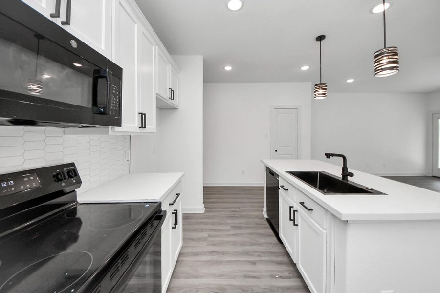 Furnished interior view inside a new home in , Houston (Image 19). Furnished interior view inside a new home in , Houston (Image 19).