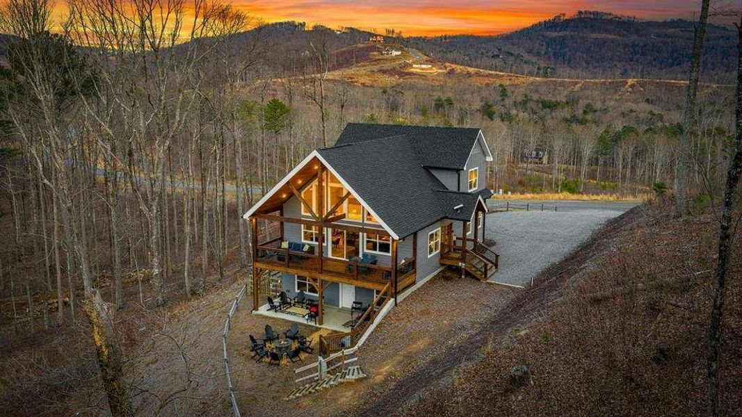 In-progress construction of a new home in , Talking Rock, GA (Image 54).