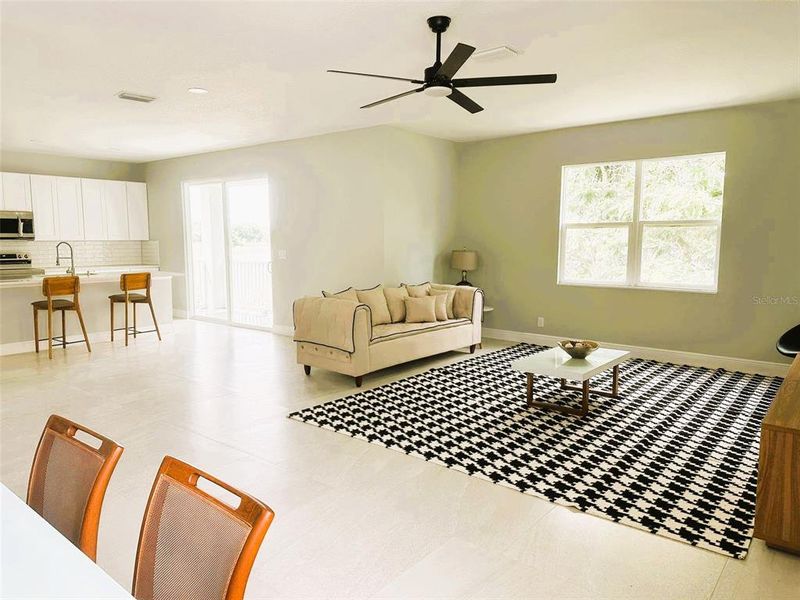 Furnished interior view inside a new home in , Haines City (Image 7). Furnished interior view inside a new home in , Haines City (Image 7).