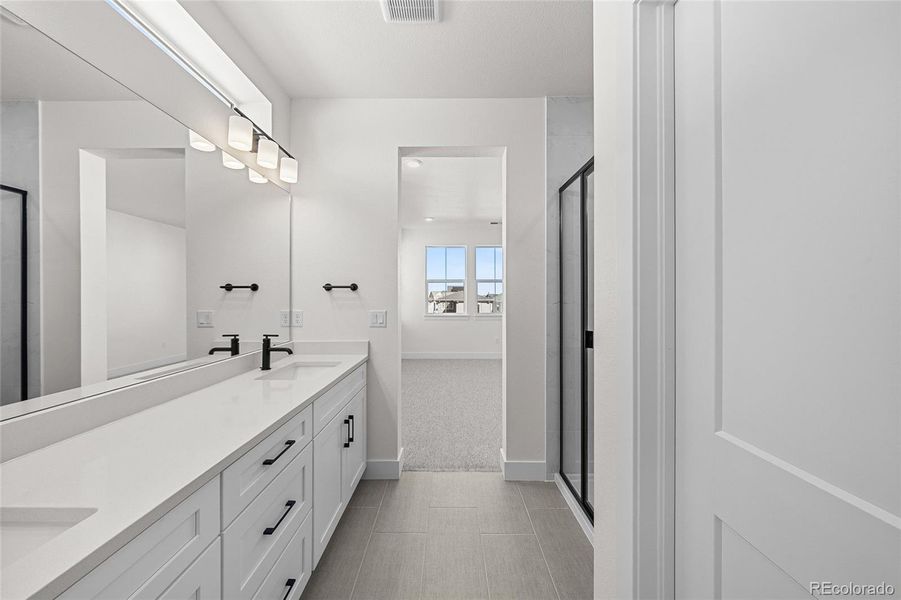 Furnished interior view inside a new home in Duet at Sterling Ranch, Littleton (Image 13).