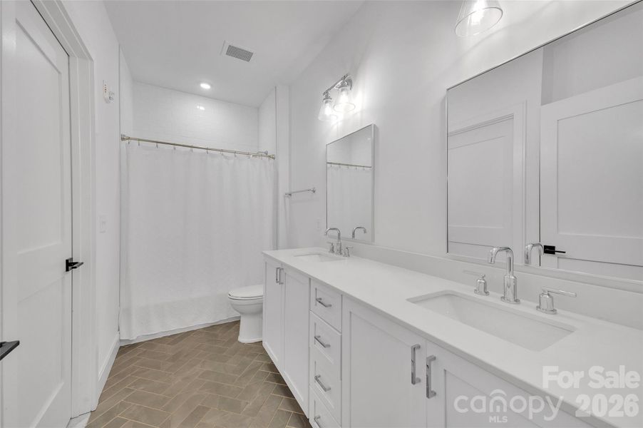 Furnished interior view inside a new home in , Charlotte (Image 21).