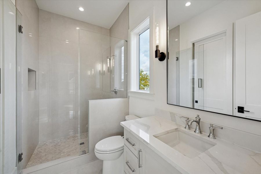 Furnished interior view inside a new home in , Houston (Image 22).