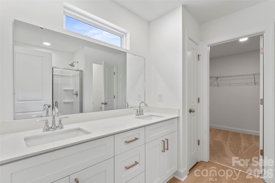 Furnished interior view inside a new home in , Albemarle (Image 7).