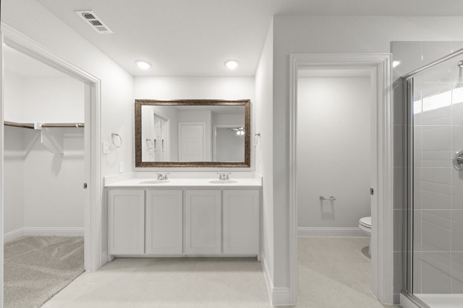 Front exterior of a new home in Sereno Oaks at Buckner Terrace, Dallas, TX, highlighting curb appeal (Image 22). Front exterior of a new home in Sereno Oaks at Buckner Terrace, Dallas, TX, highlighting curb appeal (Image 22).