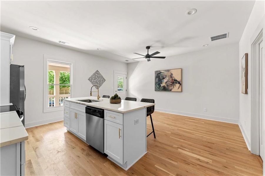 Furnished interior view inside a new home in , Atlanta (Image 17).