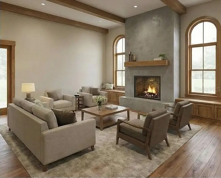 Furnished interior view inside a new home in , Dade City (Image 5).