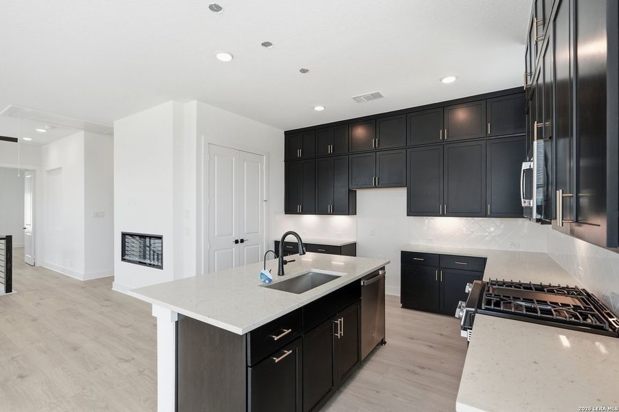 Furnished interior view inside a new home in Prominence Urban, San Antonio (Image 14).